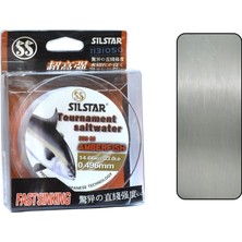 Silstar 1131 Salt Water Amberfish 300MT Monofilament Misina Su Gri