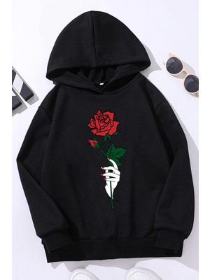 Trendypassion Çocuk Rose Baskılı Sweatshirt