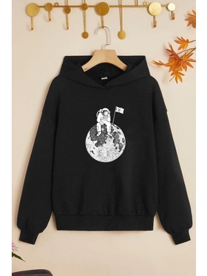 Trendypassion Çocuk Astronot Baskılı Sweatshirt