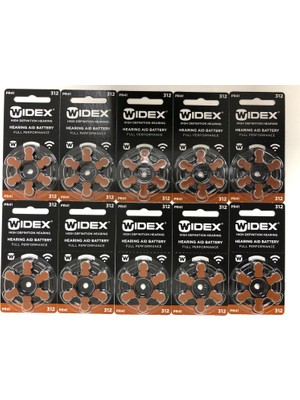 Widex Işitme Cihazı 312 Numara Pil 10 Paket PR411 2029