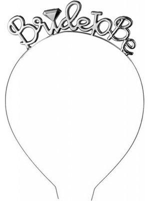 Hayaller Dükkanı Taç Brıde To Be Metal Gümüş Pk:1