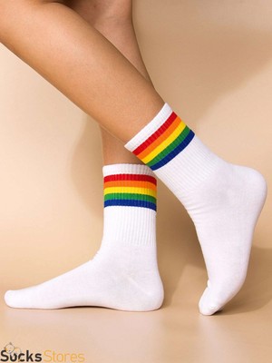 Esinti Erkek Çorap Kadın Çorap Soket Çocuk Tenis Renkli Çorap Spor Çorabı 3 Adet