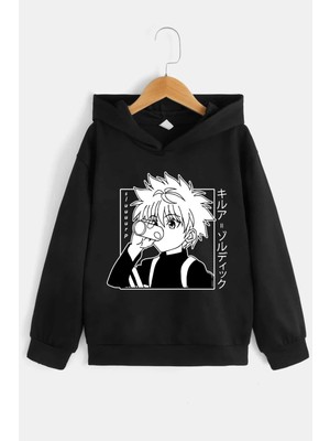 Trendypassion Çocuk Killua Zoldyck Baskılı Sweatshirt