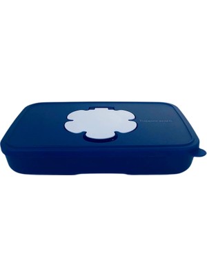 Tupperware Islak Mendil Için Kutu, Makyaj Bebek Çocuk 650 Ml, Koyu Mavi, Mavi