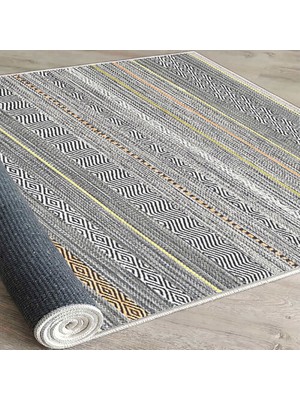 Homefesto Şönil Dokuma Kilim Dekoratif Özel Tasarım Dokuma Taban Yıkanabilir Kilim