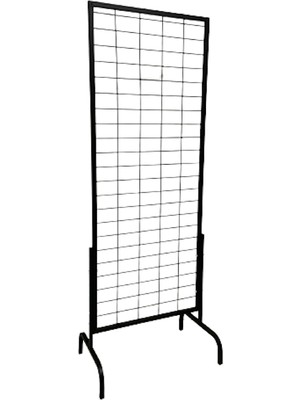 Akkaya Dekorasyon Gri Dekor Tel Pano 60*150 Cm, Telefon Aksesuar Standı, Duvar Panosu, Mağaza Askılığı, Çok Amaçlı Stant