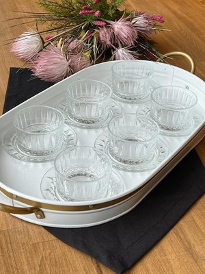 Rossev Tabaklı Kase Sunum Seti