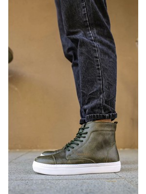 Shoecide CH029 Cbt Vulcanized Lace Up Erkek Bot Hakı