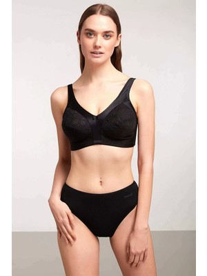Kom Barbara Telsiz ve Kapsız Toparlayıcı Sütyen Siyah