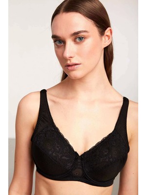 Kom Rosenna Rahat Askılı Toparlayıcı Sütyen Siyah