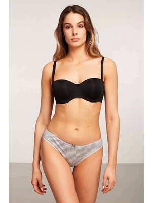 Kom Sheena Straplez Sütyen Siyah