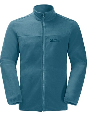 Jack Wolfskin Düz Mavi Erkek Polar Sweatshirt 1710551-4133 Beılsteın Fz M