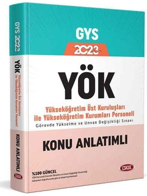 Data Yayınları Data 2026 GYS YÖK Üst Kuruluşları ile YÖK Personeli Hazırlık Kita