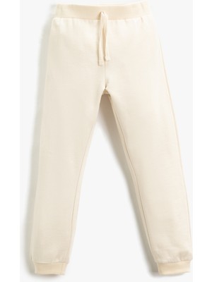 Koton Basic Jogger Eşofman Altı Beli Bağlamalı