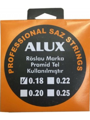 Alux Röslou Marka 0.18 Piramit Bağlama Teli