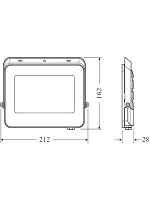 Ledvance 4058075547407 Ldeco Fl 50W 865 Gy 10X1 Tr, Siyah