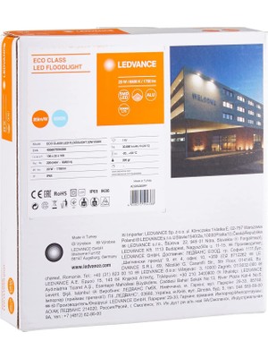 Ledvance Ldeco Fl 20W 865 Gy 10X1 Tr, Siyah