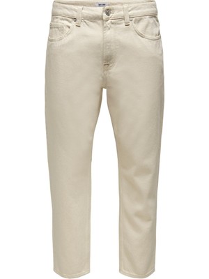 Only & Sons Erkek Ekru Açık Renk Kot Pantolon Onsavi Jeans - 22025098