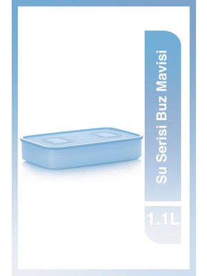 Tupperware Su Serisi 1.1L Buz Mavisi