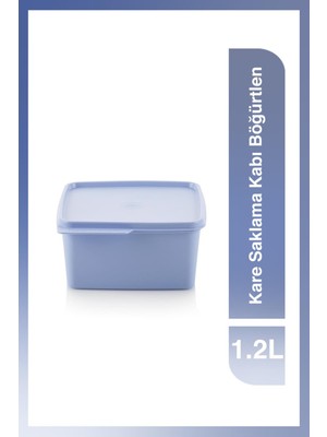 Tupperware Kare Saklama Kabı 1.2L Böğürtlen Renkli