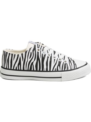 Benetton® | BN-30735 - 3374 Zebra - Kadın Spor Ayakkabı
