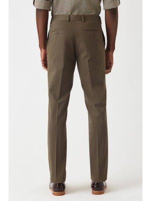 Bisse Erkek 4 Cep Gabardin Spor Pantolon HAKİ PNS21K21201_D49