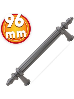 Nzb Polavit Çekmece Mutfak Dolap Kapak Kulpu Kulbu 96 mm Gri Sert Plastik Kulp