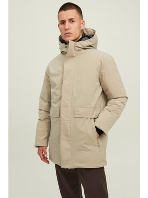 Jack & Jones Bej Erkek Parka 12213852