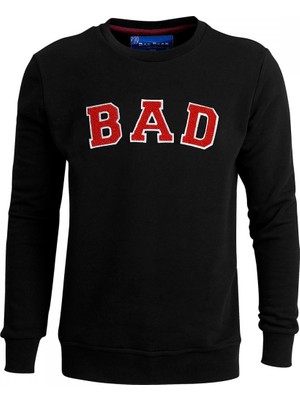 Bad Bear Bad Convex Erkek Siyah Sweatshirt