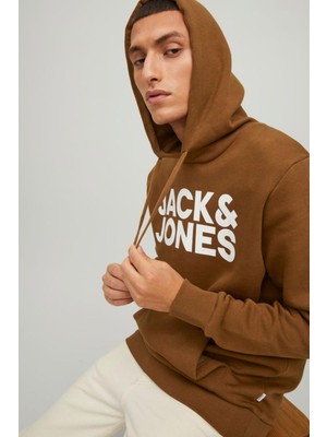 Jack & Jones Jjecorp Erkek Kapüşonlu Sweatshirt