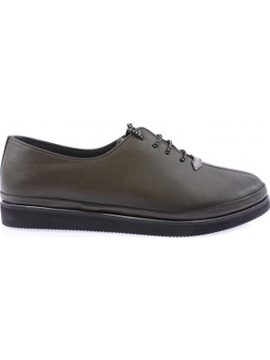 DGN 095 Kadin Kalin Taban Bağcikli Comfort Ayakkabi