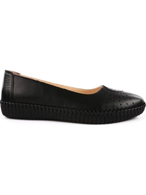 DGN P11 Kadın Anatomıc Footwear Deri Babet 20Y