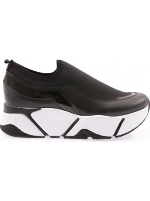 DGN M500-22K Kadın Strech Mega Kalın Taban Sneakers Ayakkabı