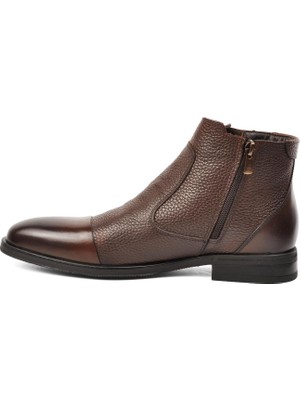 Pierre Cardin 11925251 Erkek Klasik Bot-Kahverengi