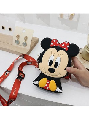 Minibuki Minnie Mouse Kız Çocuk Silikon Cüzdan Çanta