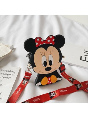 Minibuki Minnie Mouse Kız Çocuk Silikon Cüzdan Çanta