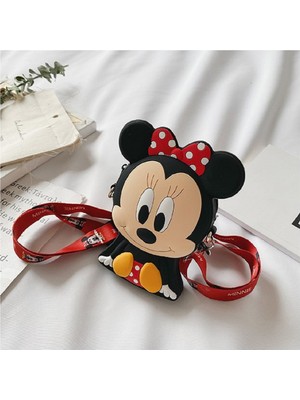 Minibuki Minnie Mouse Kız Çocuk Silikon Cüzdan Çanta