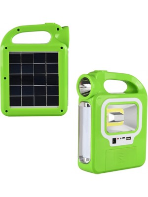 Powermaster HB-6399B Solar Çalışma Lambası (2 Parça Ampulü Unutma)