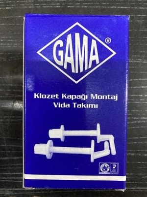 Gama Klozet Kapağı Vida Takımı(Alttan Sıkmalı)