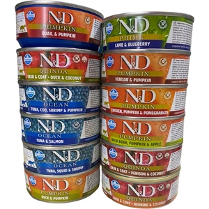 N&d 12'li Karışık Kedi Konservesi 12 x 85 gr