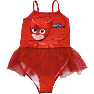 Lolli Boom Kids  Kız Çocuk Pjmask Kırmızı Balerin Tütülü Baskılı Tül Tütü Detaylı Son Sezon