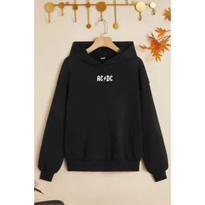 Çocuk Acdc Baskılı Sweatshirt