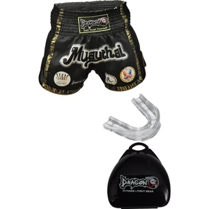 Dragon Do Dragon MT2019 Onaylı Muay Thai Müsabaka Şort ve Profesyonel Dişlik Set