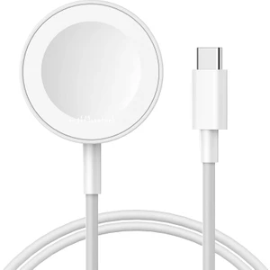MTK Moveteck Apple Watch Şarj Cihazı Typce Series 8/7/6/5/4/3/2/1/se ile Uyumlu Type-C Manyetik Iwatch Şarj Cihazı, USB Şarj Kablolu Hızlı Taşınabilir Şarj Aleti