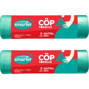Battal Boy Çöp Torbası 72 x 95 cm  2'li