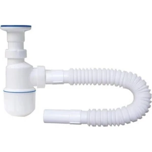 Körüklü Tahliye Taslı Lavabo Evye Sifonu Depolu Lavabo Evye Gider Borusu