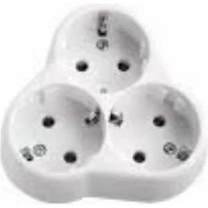 Üç Adet Priz Çıkışlı  Papatya Yonca Grup Priz