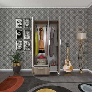 Kenzlife gardırop 3 kapaklı kapılı çekmeceli yasemin 168*80*42 crd ayaklı gardolap dolap