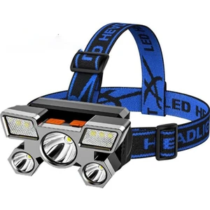 Dailylink 5led Dahili Pil USB Şarj Edilebilir Kafa Feneri Lambası