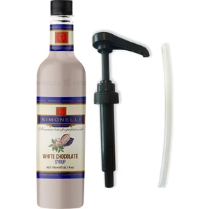 Kahve Şurubu - Beyaz Çikolata - 70 ml + POMPA SIMONELLI